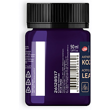 Краска акриловая для кожи "Декола", 517 синяя темная, 50 мл., банка