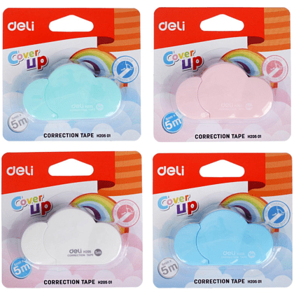 Корректор-роллер "Cover up", лента, 5x5 мм/м, ассорти 