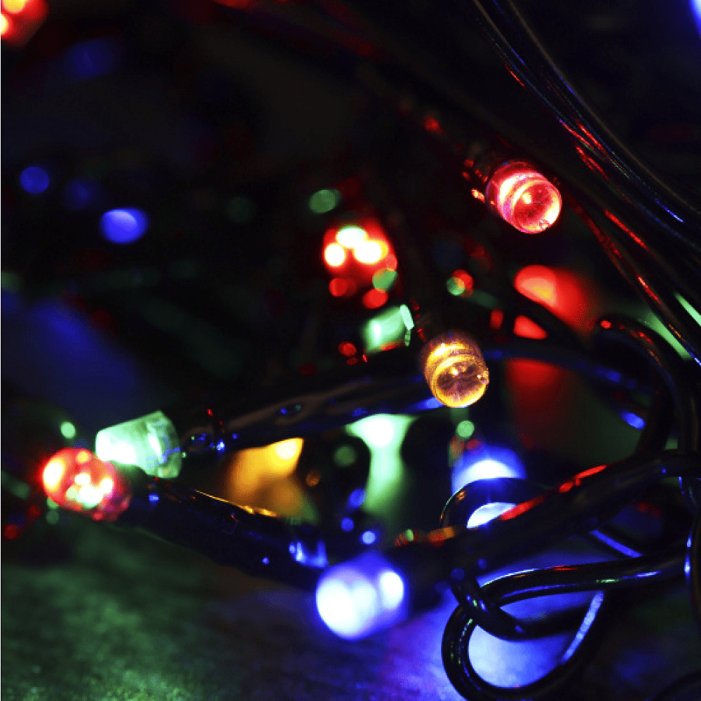 Гирлянда электрическая LED "Нить", 35 м, мультиколор - 3