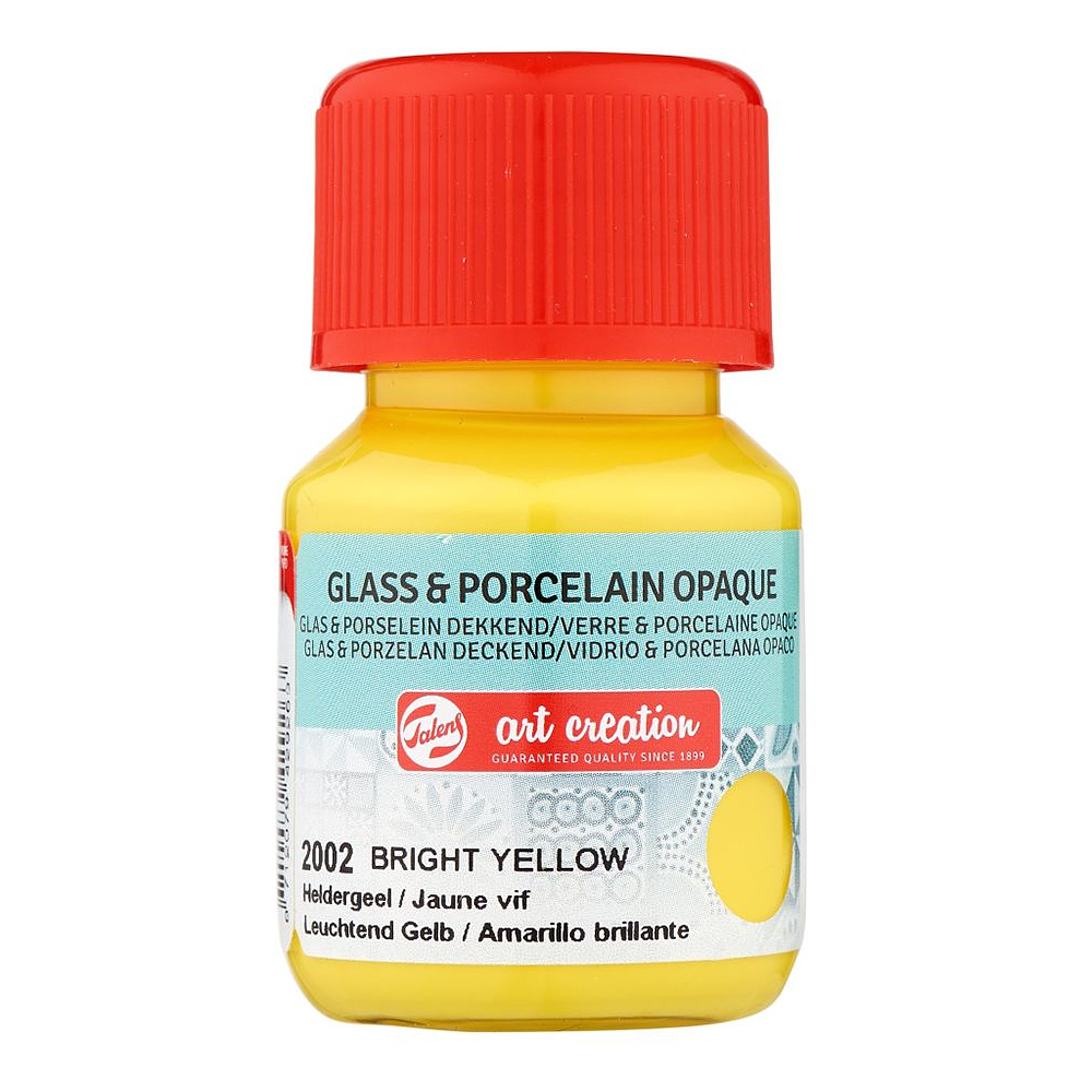 Краски декоративные "GLASS&PORCELAIN OPAQUE", 30 мл, 2002 лимонный