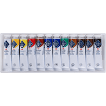 Краски масляные "Мастер-класс", 12 цветов, 18 мл