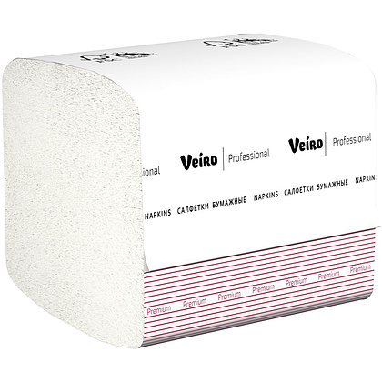 Салфетки бумажные Veiro Professional Premium Z-сложения, 250 листов/упак - 2