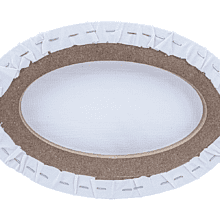 Холст на подрамнике овальный "Сонет", 20х30 см, хлопок, 280 г/м2, среднее зерно