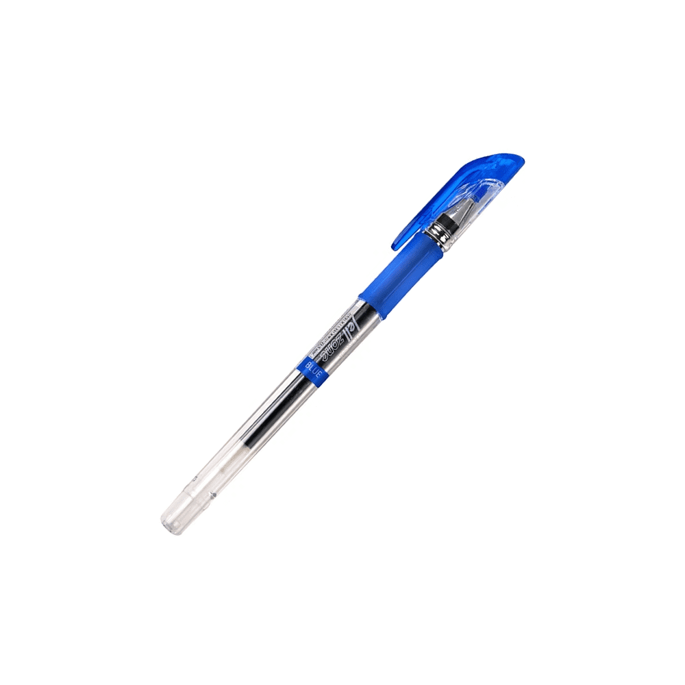 Ручка гелевая "Jell-Zone Standard", 0.5 мм, прозрачный, стерж. синий