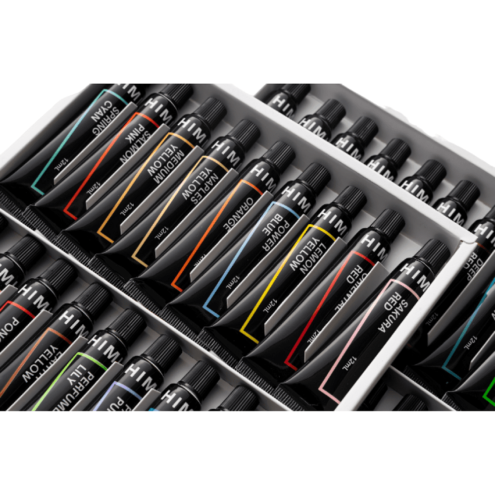 Краски акриловые "Himi.New vision", 36 цветов, тубы - 3