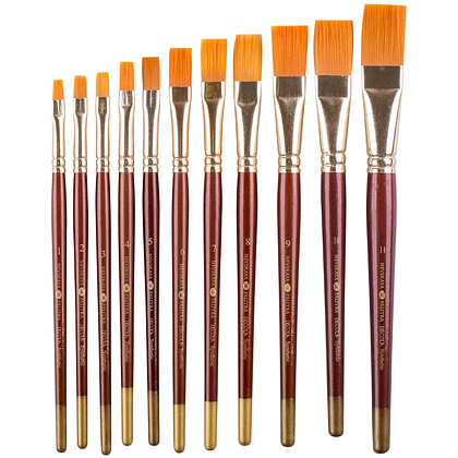 Кисть "Decola", синтетика, плоская, №3 - 3