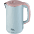 Электрочайник Oasis K-13PM, пластик, мятный, розовый