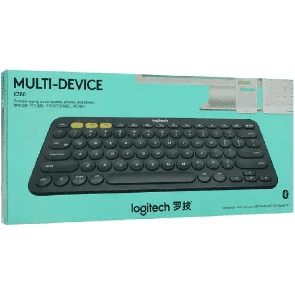 Клавиатура Logitech "Wireless Keyboard K380", беспроводная, черный - 7