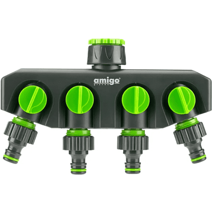 Разделитель потоков "Amigo Grande 79817", 3/4-1", четырехканальный - 2