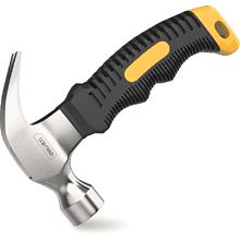 Молоток-гвоздодер Deli YS EDL441008, 0,25 кг, фибергласовая рукоятка