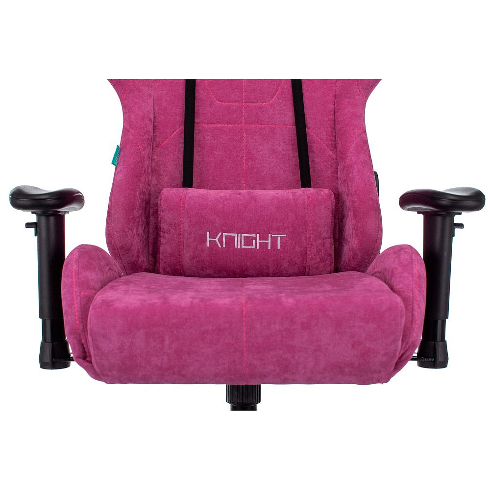 Кресло игровое Бюрократ "VIKING KNIGHT Fabric", ткань, металл, малиновый - 11