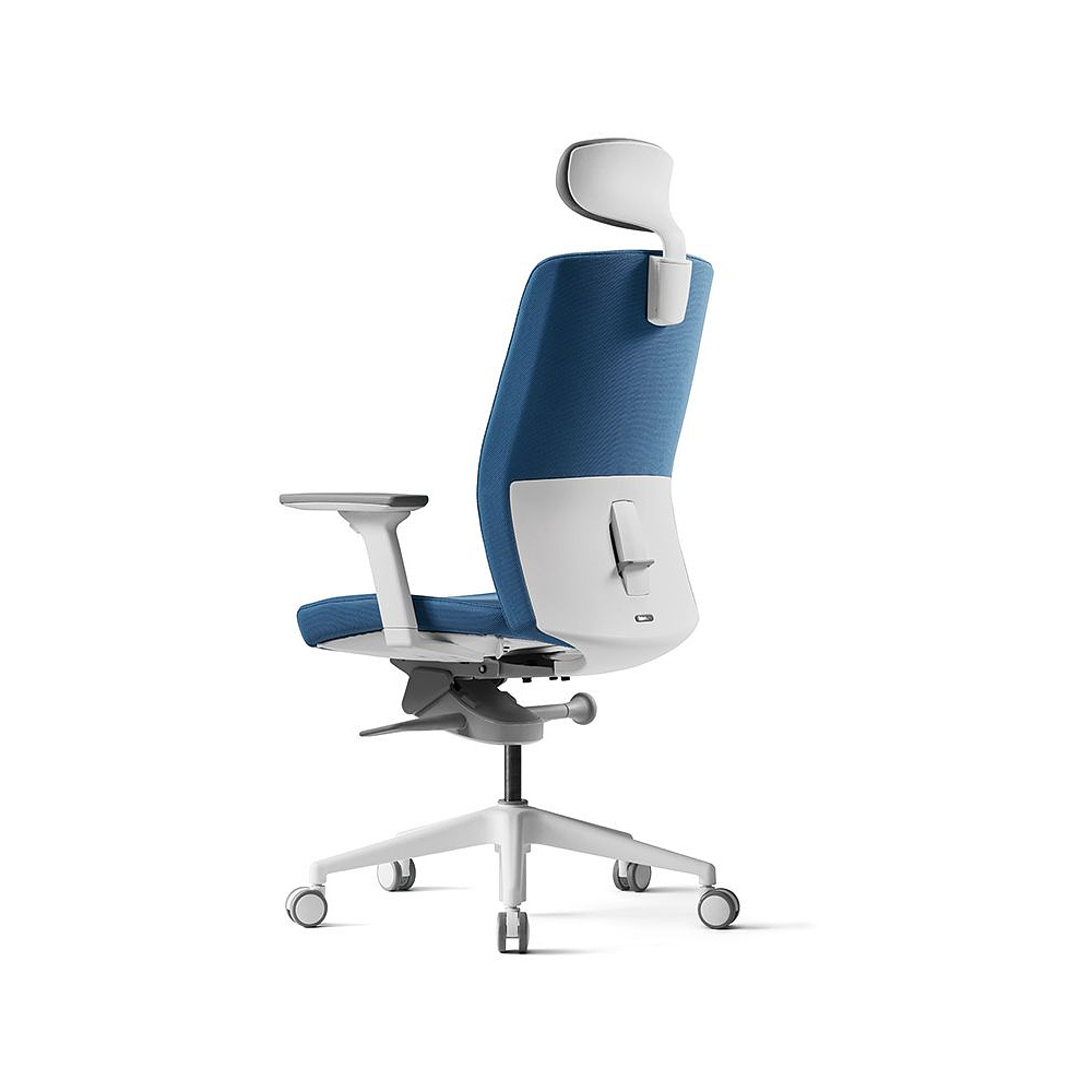 Кресло для руководителя BESTUHL "J2", ткань, пластик, голубой  - 4