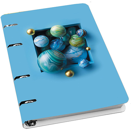 Тетрадь "My dreams. Дизайн 14", А5, 100 листов, клетка, голубой
