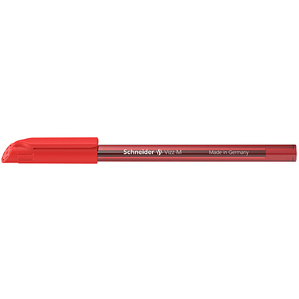 Ручка шариковая "Schneider Vizz M", красный, стерж. красный - 3