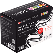 Краска акриловая по ткани "Декола", набор 2 цвета
