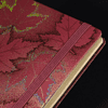 Блокнот "Foliage maple", А5, 96 листов, линейка, на резинке, красный - 5