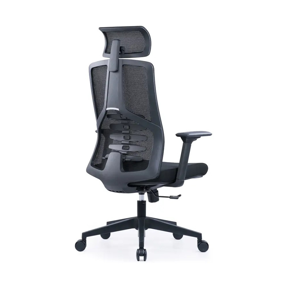 Кресло для руководителя SitZone CH-359A сетка/ткань, черный - 4