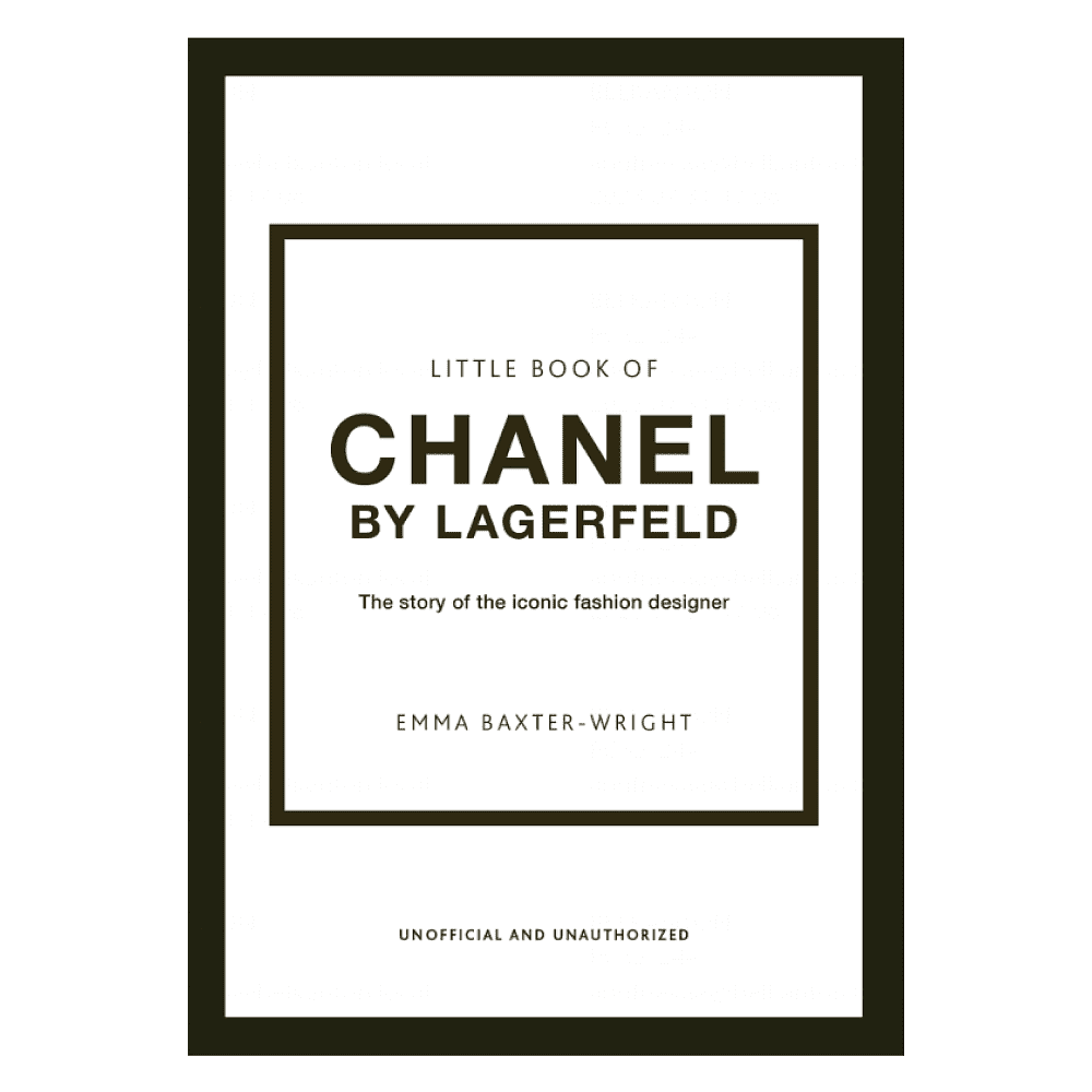 Книга на английском языке "Little Book of Chanel by Lagerfeld: The Story of the Iconic Fashion Designer", Baxter-wright E.