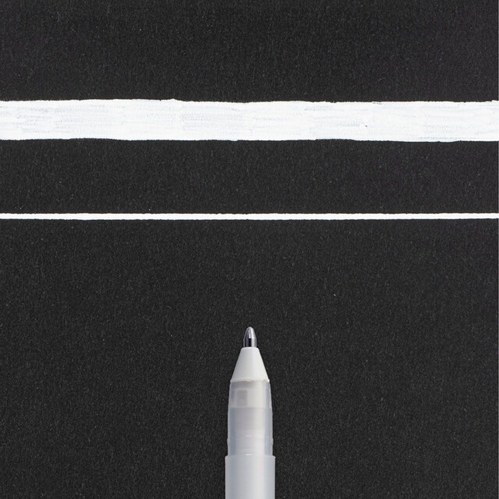 Ручка гелевая "Gelly Roll Basic", 0.5 мм, прозрачный, стерж. белый - 2