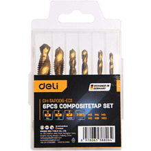 Набор сверл по металлу Deli YS EDH-TAP006-ED1