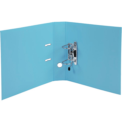 Папка-регистратор, A4, 70 мм, ПВХ, голубой - 3