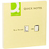 Бумага для заметок "Quick Notes", 76x76 мм, 100 листов, желтый