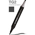 Маркер перманентный двусторонний "Sketchmarker Brush", TG2 тонированный серый 2