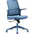 Кресло для персонала EVERPROF Elf, сетка, синий