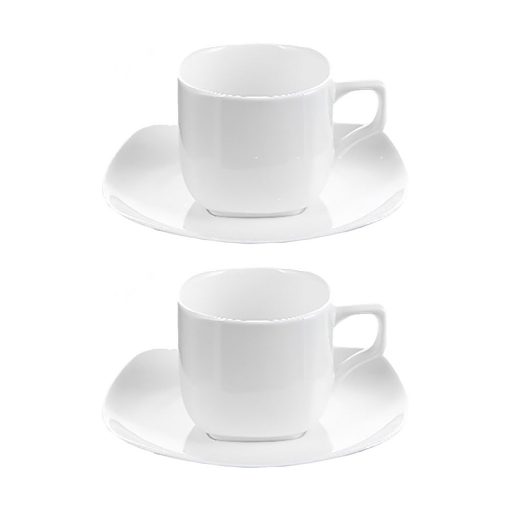 Набор кофейный "WL-993041/2с", 90 мл, белый - 2