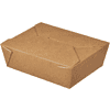 Контейнер бумажный, 950 мл, Fold Box, 170/135х155/120х50, 40 шт, крафт - 2