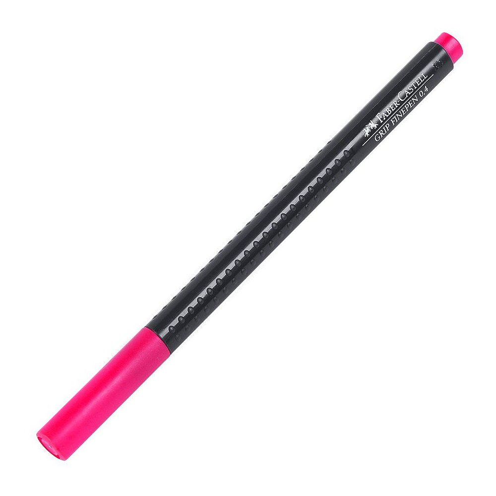 Ручка капиллярная "Grip", 0.4 мм, розовый