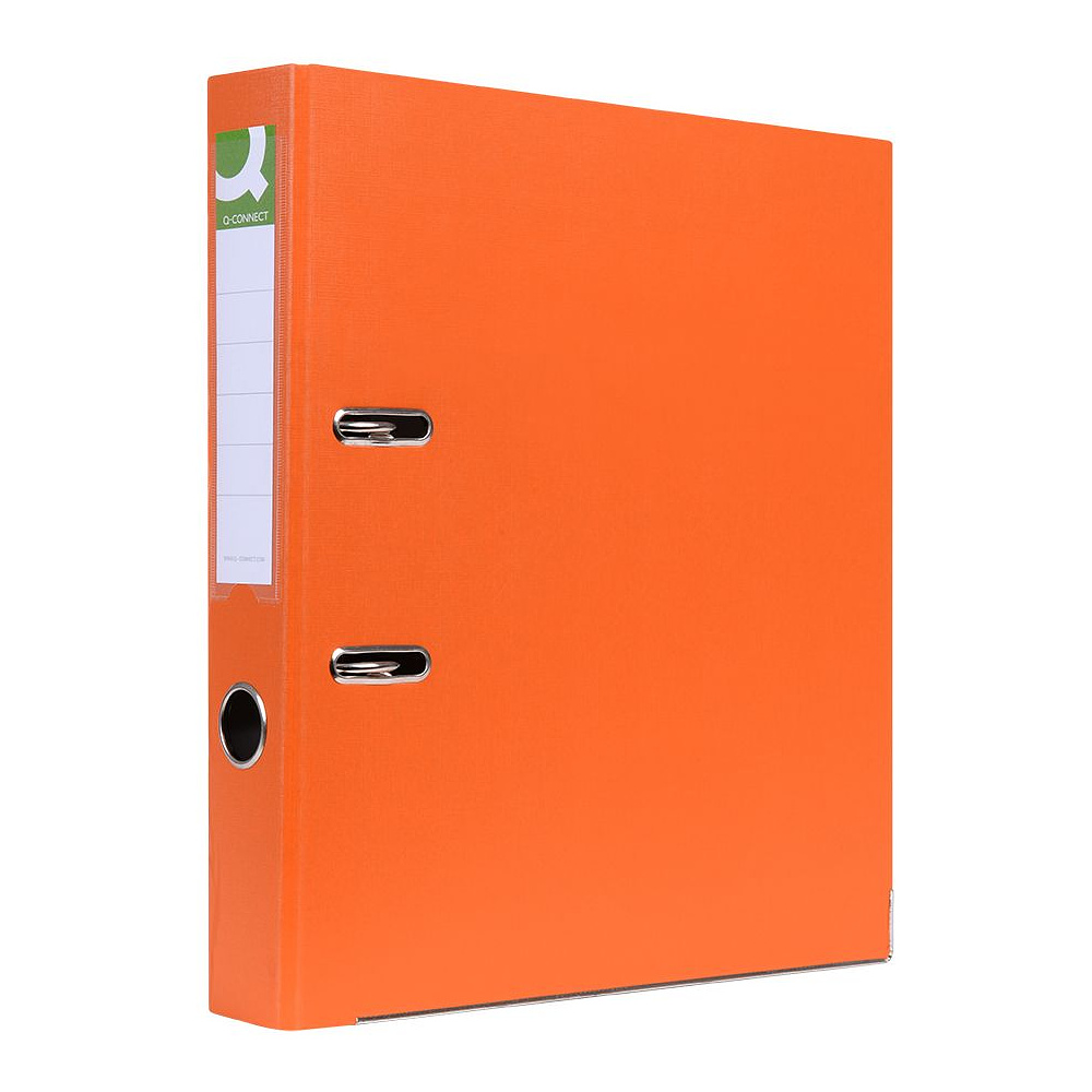 Папка-регистратор "Q-Connect ПВХ Эко", A4, 50 мм, оранжевый