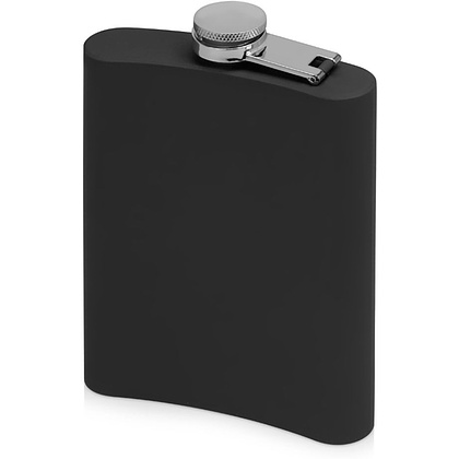 Фляжка "Remarque", металл, 240 мл, черный, серебристый - 3