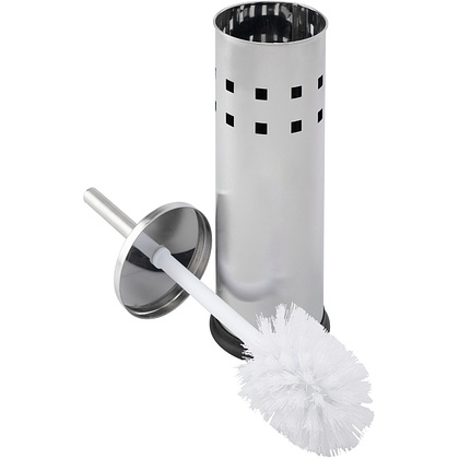 Ерш для унитаза "BXG-TBW-8585", металл, напольный, с креплением, хром, матовый