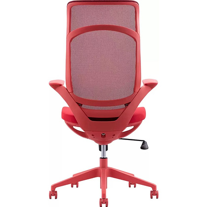 Кресло для руководителя EVERPROF Spirit, сетка, красный - 5