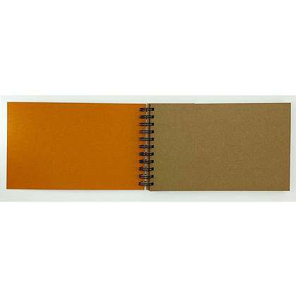 Скетчбук "Kraft", 14.5x24 см, 140 г/м2, 40 листов, оранжевый - 4