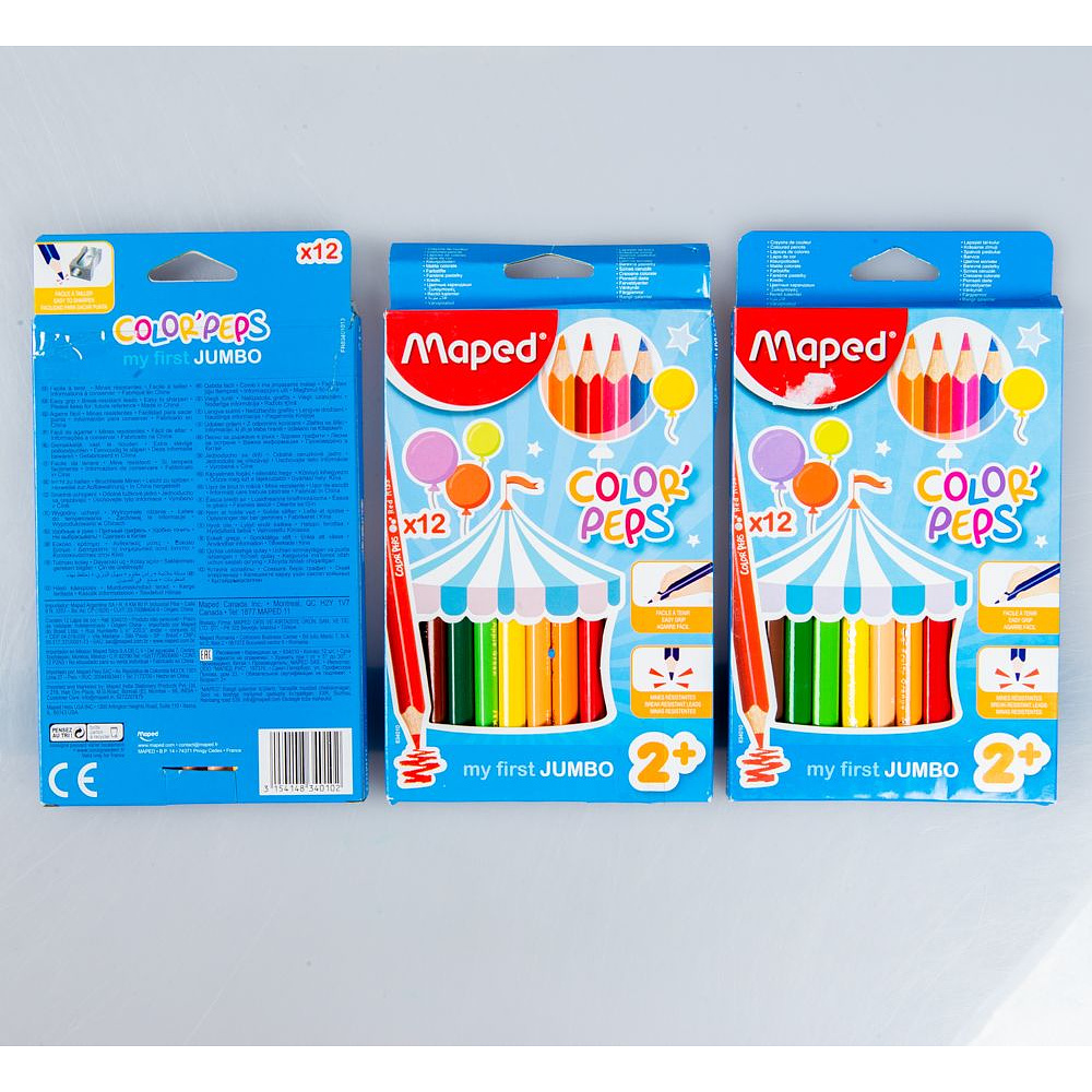 Цветные карандаши "Сolor Peps Jumbo", 12 цветов, -30% - 3