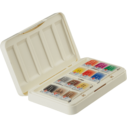 Краски акварельные "Белые ночи анималистика", 12 цветов, кюветы - 8