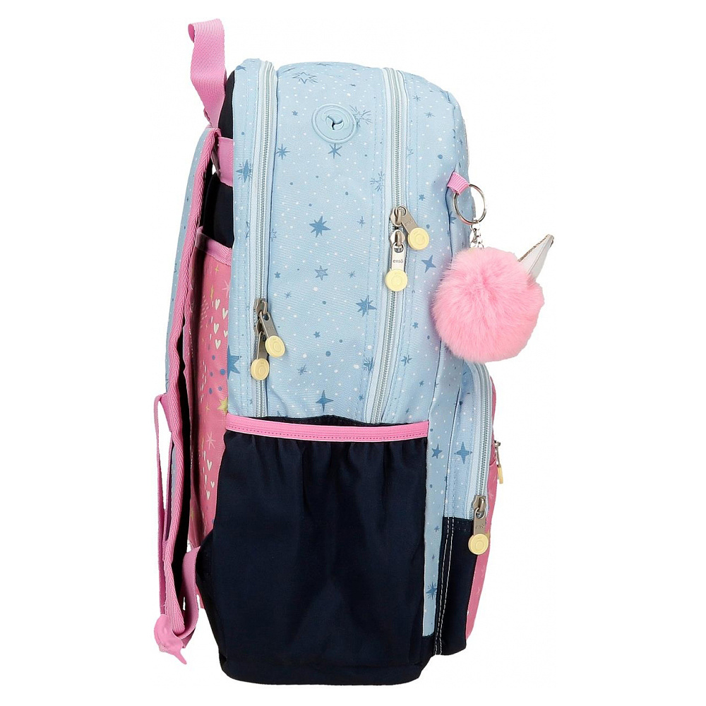 Рюкзак школьный Enso "Dreams come true", L, голубой, розовый - 4