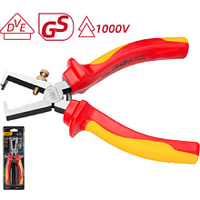 Клещи диэлектрические Deli YS EDL515006, 160 мм, красный, желтый