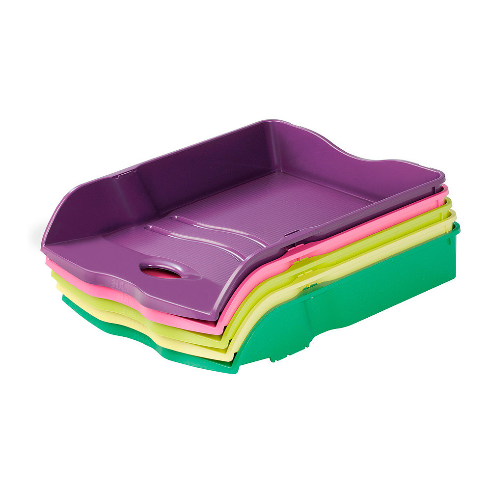 Модуль для бумаг горизонтальный "Re-Loop", розовый - 4