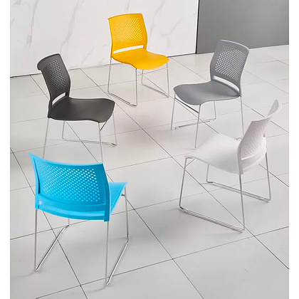 Стул для посетителей EVERPROF Neo, серый - 6