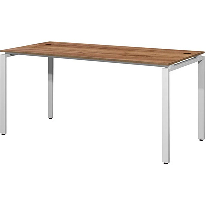 Стол письменный Millwood Лофт Сиэтл (ДТ-5), 1600х700 мм, дуб табачный крафт, белый