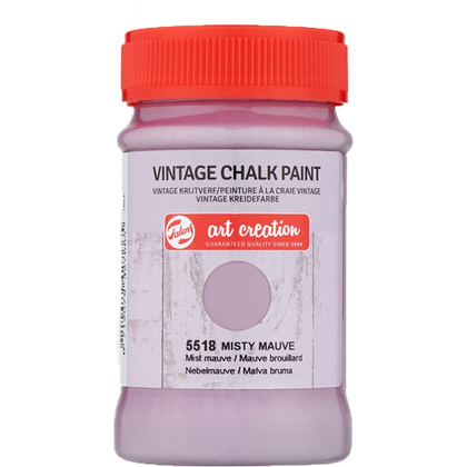 Краска декоративная "VINTAGE CHALK PAINT", 100 мл, 5518 приглушенный лиловый