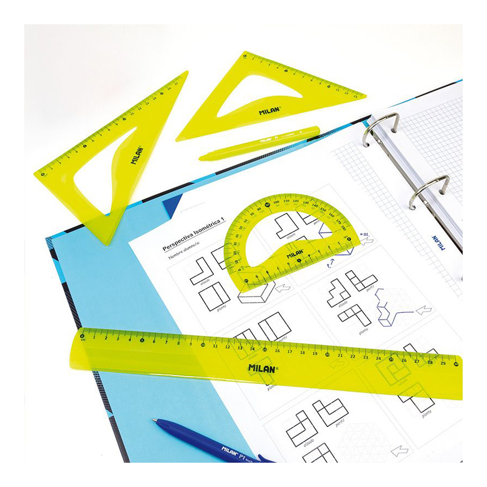 Линейка "Flex&Resistant", 30 см, желтый - 4