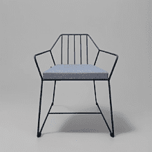 Кресло ALLERD MILORD, ткань, графит