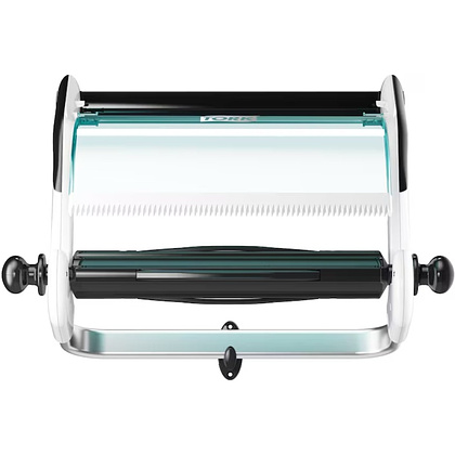 Диспенсер TORK для протирочных материалов, в рулонах, белый, голубой, W1, настенный - 4