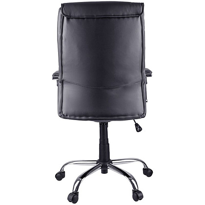 Кресло для руководителя Helmi "HL-E03 Accept", экокожа, металл, черный - 4