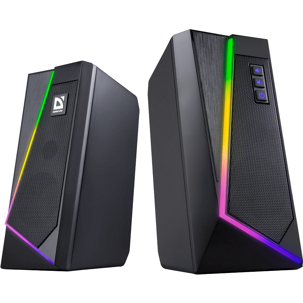 Акустическая система Defender Solar 3, 10 Вт, USB, черный - 3