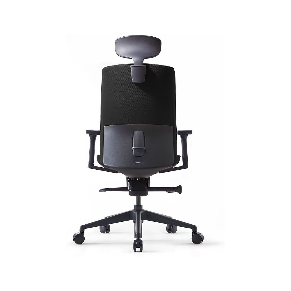 Кресло для руководителя BESTUHL "J2", ткань, пластик, черный  - 5